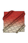 Geometrik Desenli 90X90 İpek Tivil 