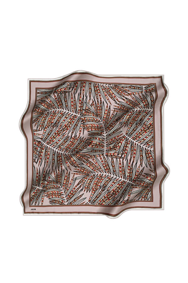 Renkli 90X90 İpek Tivil - Aker