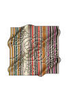 Geometrik Desenli 90X90 İpek Tivil 