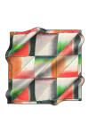 Geometrik Desenli 90X90 İpek Tivil 