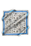 Geometrik Desenli 90X90 İpek Tivil - 1