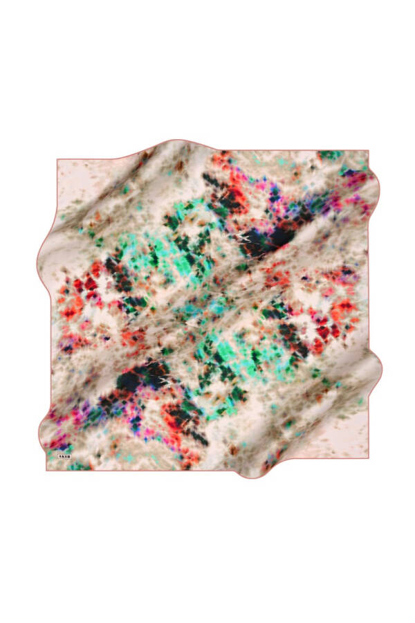 Fırça Desenli 90X90 İpek Tivil - 1