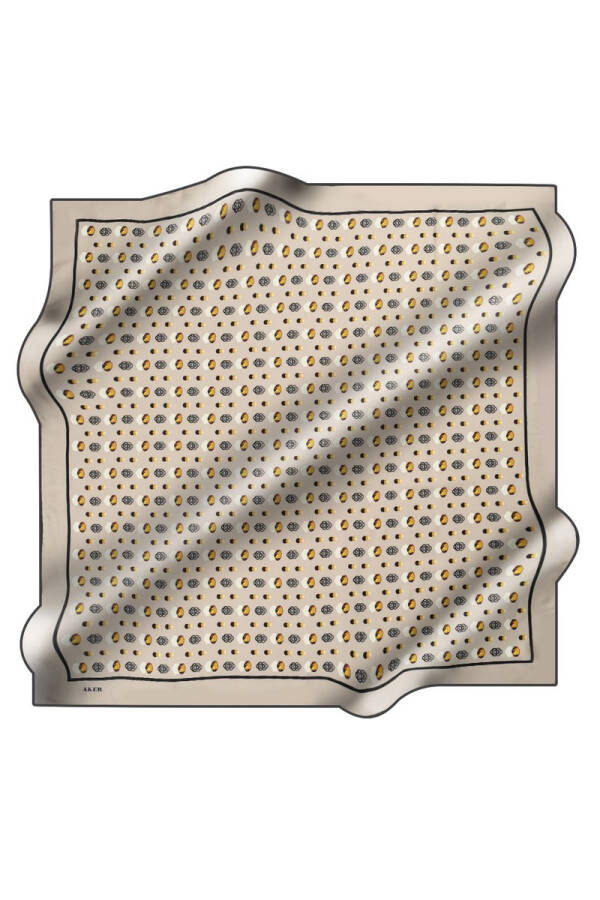 Logo Desenli 90X90 İpek Tivil - 1