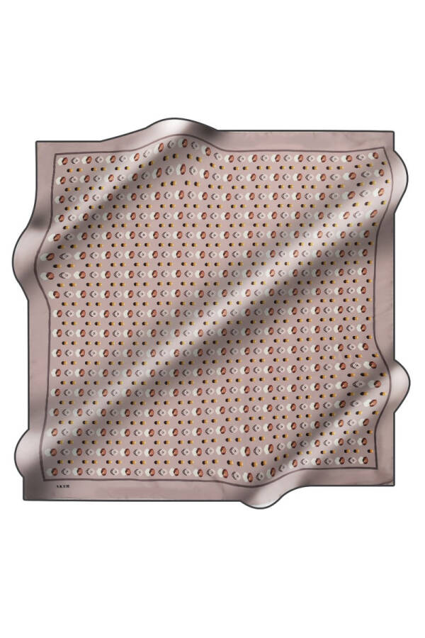 Logo Desenli 90X90 İpek Tivil - 1