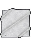 Açık Gri 90X90 İpek Twill Eşarp 