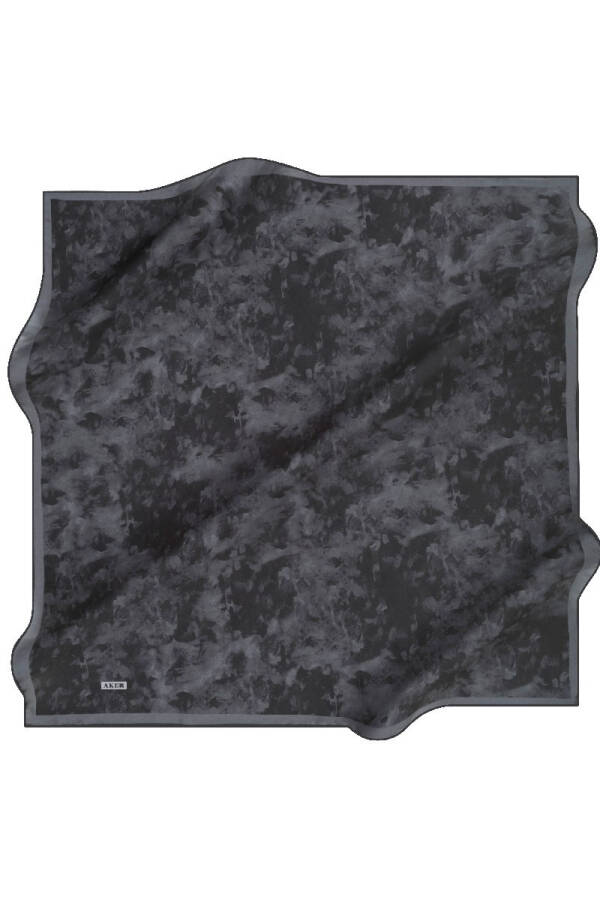 Fırça Desenli 90X90 Aker İpek Tivil Eşarp - 1