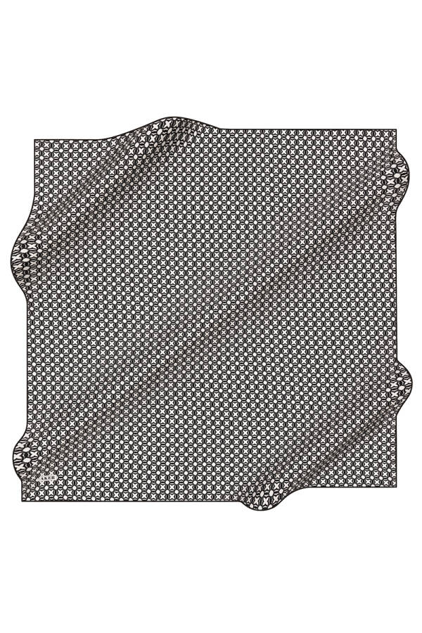 Renkli 90X90 İpek Tivil - 1