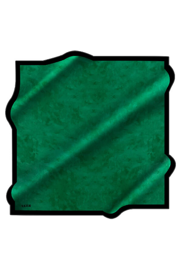 Fırça Desenli 90X90 İpek Twill Eşarp - Aker