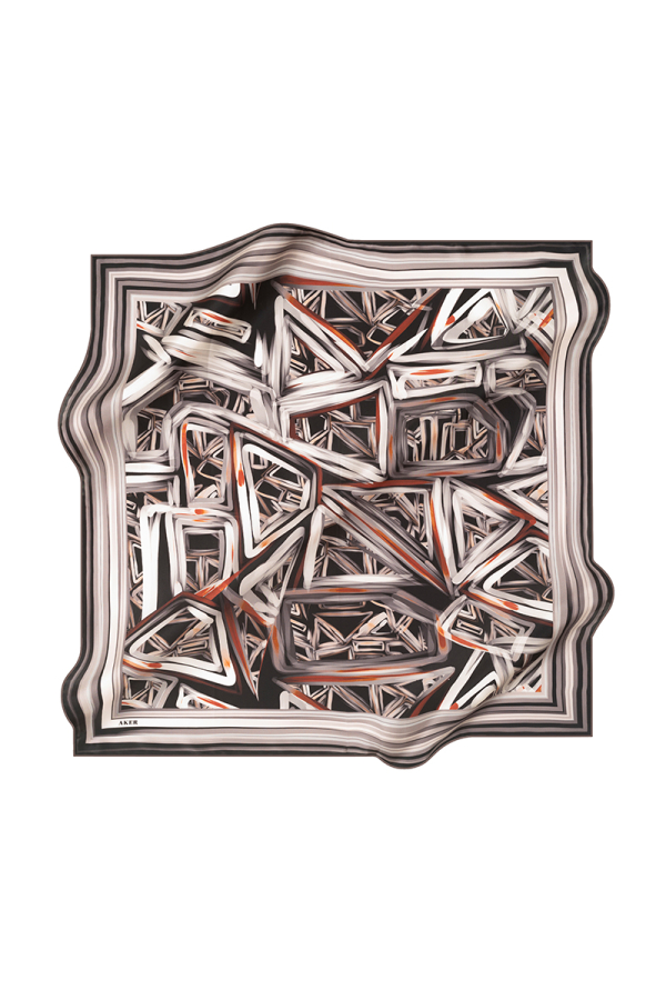 AKER İPEK TİVİL EŞARP - 1