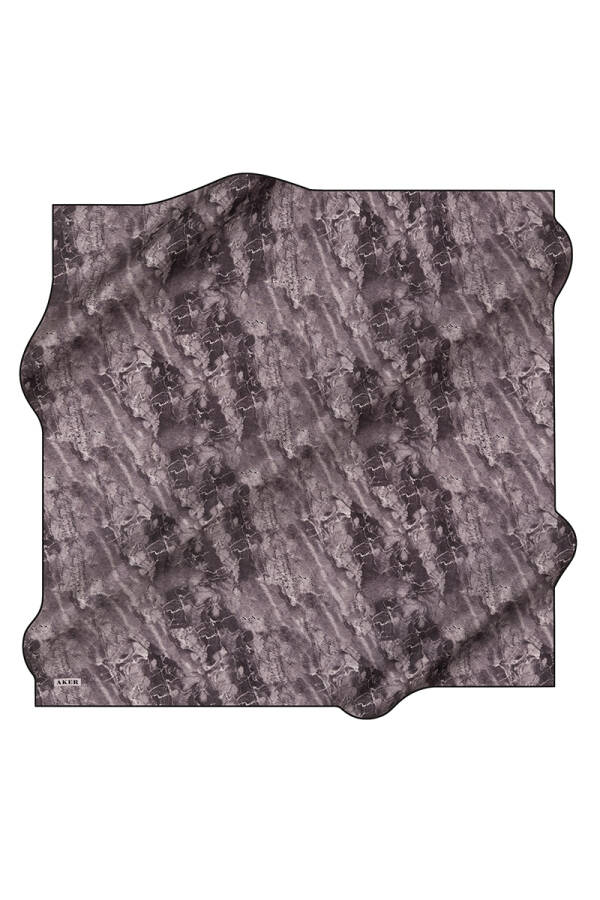 Renkli 90X90 İpek Tivil Eşarp - 1