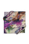 Renkli 90X90 Pierre Cardin Polyester Tivil Eşarp 