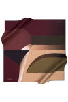 Geometrik Desenli 90X90 Pierre Cardin Polyester Tivil Eşarp 
