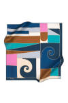 Geometrik Desenli 90X90 Pierre Cardin Polyester Tivil Eşarp - 1