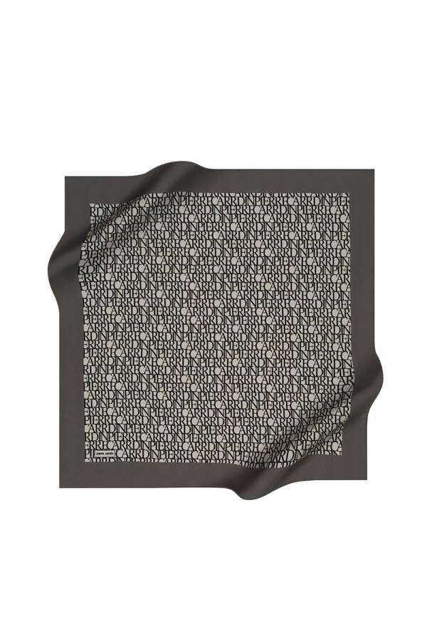 Renkli 90X90 Pierre Cardin Polyester Tivil Eşarp - 1