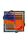 Geometrik Desenli 90X90 Pierre Cardin Tivil Eşarp 