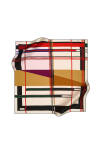 Geometrik Desenli 90X90 Pierre Cardin Tivil Eşarp 