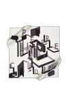 Geometrik Desenli 90X90 Pierre Cardin Tivil Eşarp 