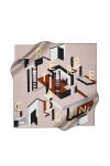 Geometrik Desenli 90X90 Pierre Cardin Tivil Eşarp 