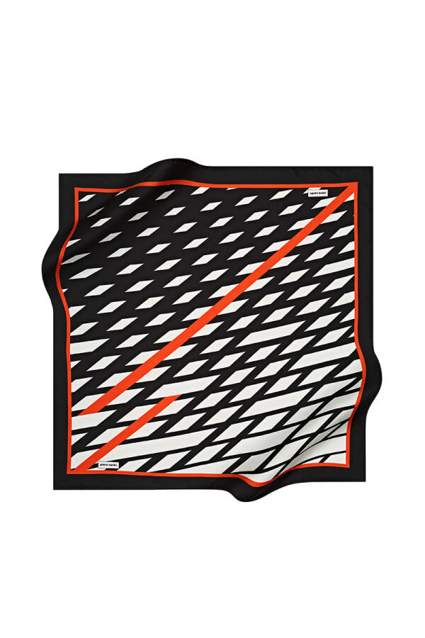 Renkli 90X90 Pierre Cardin Tivil Eşarp - 1