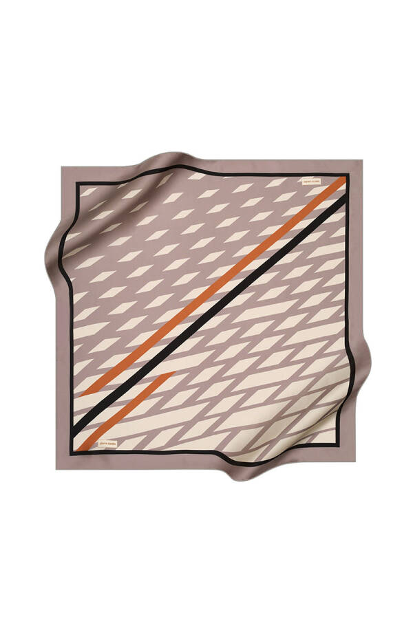 Renkli 90X90 Pierre Cardin Tivil Eşarp - 1