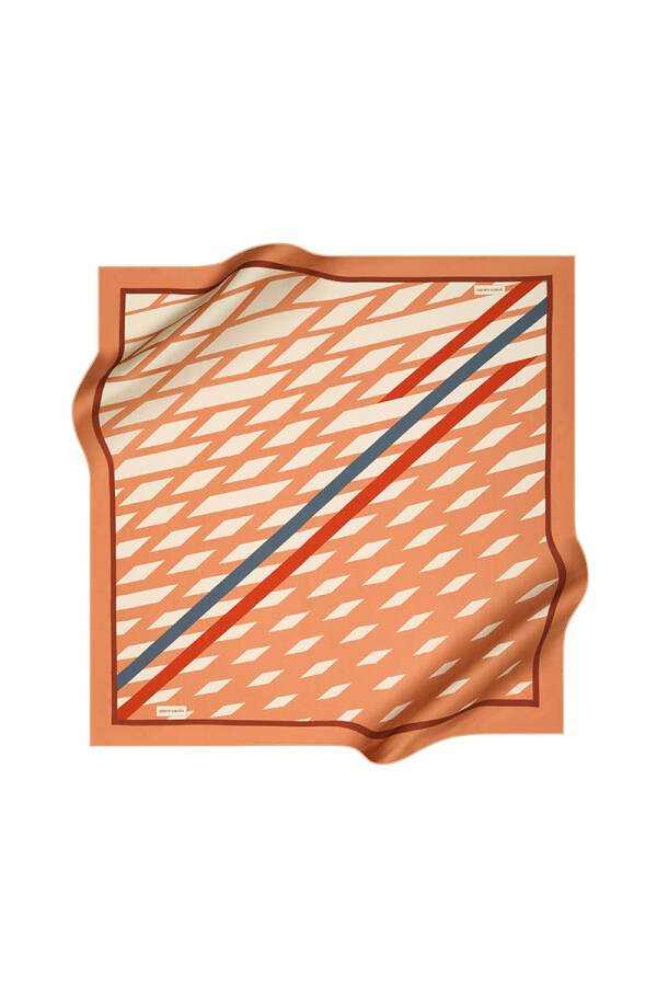 Renkli 90X90 Pierre Cardin Tivil Eşarp - 1