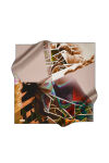 Renkli 90X90 İpek Twill Eşarp - 1