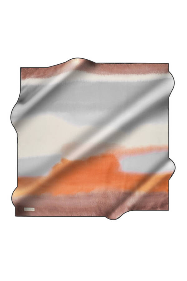 Renkli 90X90 Pierre Cardin Tivil Eşarp - 1