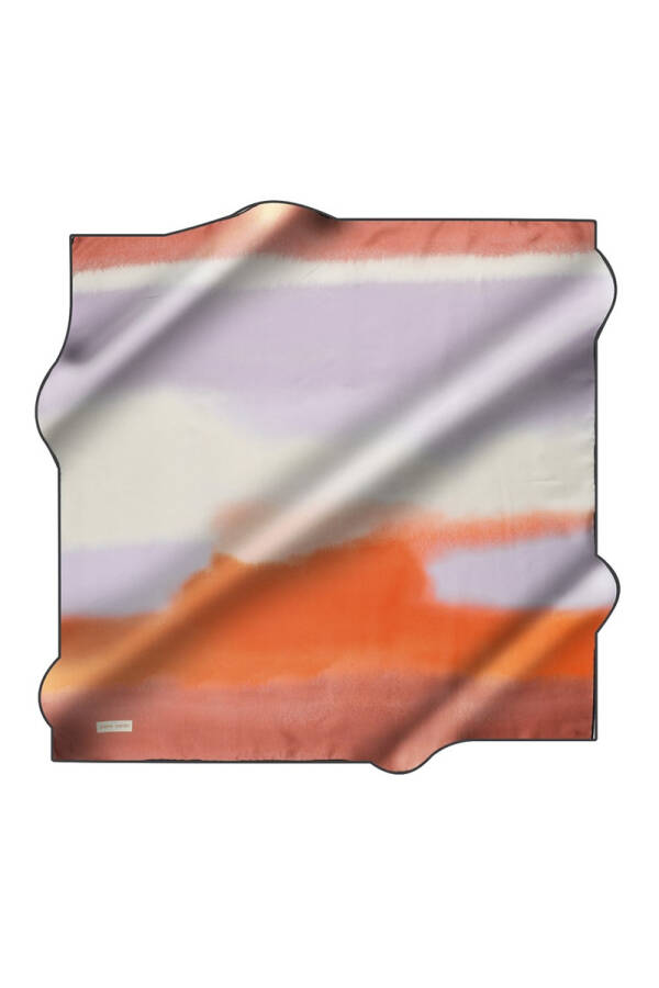 Renkli 90X90 Pierre Cardin Tivil Eşarp - 1