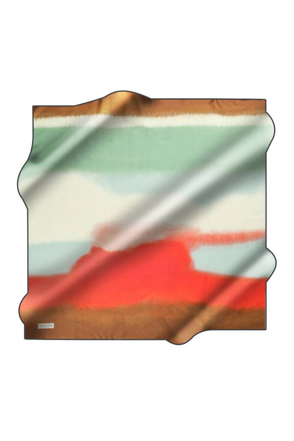 Fırça Desenli 90X90 Pierre Cardin Tivil Eşarp - 1