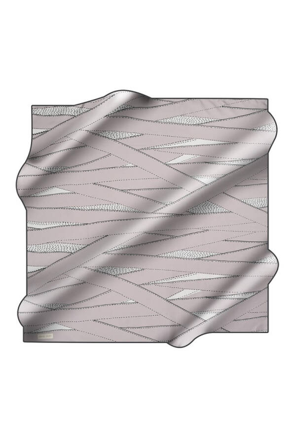 Geometrik Desenli 90X90 Pierre Cardin Tivil Eşarp - 1