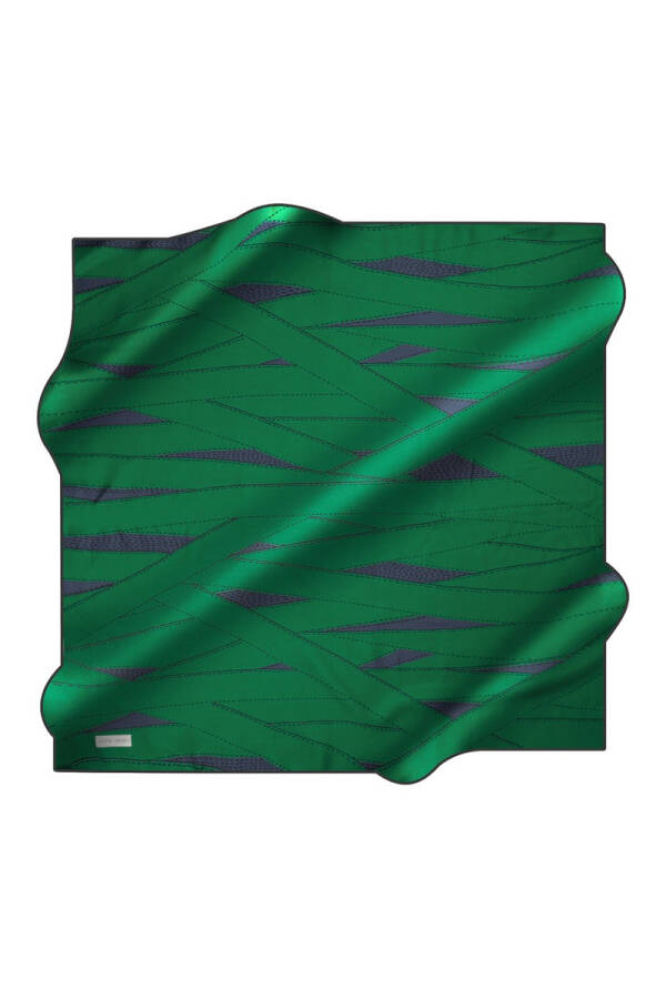 Geometrik Desenli 90X90 Pierre Cardin Tivil Eşarp - 1