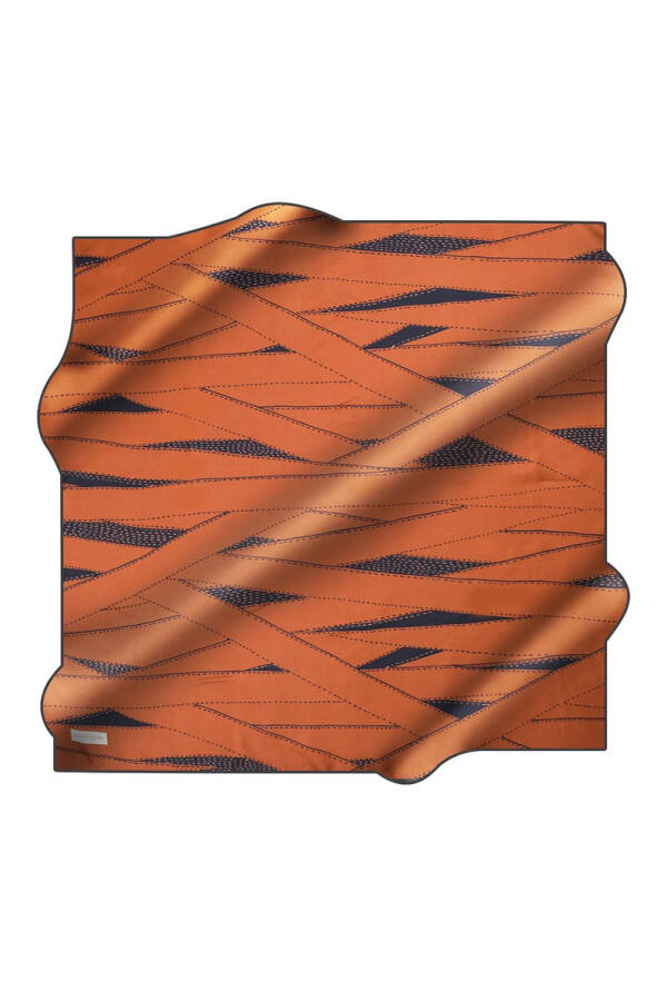 Geometrik Desenli 90X90 Pierre Cardin Tivil Eşarp - 1