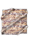 Zincir Desenli 90X90 İpek Twill Eşarp 