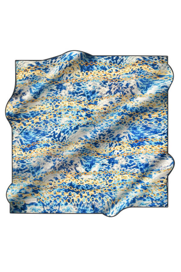 Renkli 90X90 Pierre Cardin Tivil Eşarp - Pierre Cardin