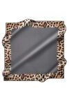 Açık Gri 90X90 İpek Twill Eşarp - 1