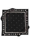 Logo Desenli 90X90 Pierre Cardin Krep Saten Eşarp 