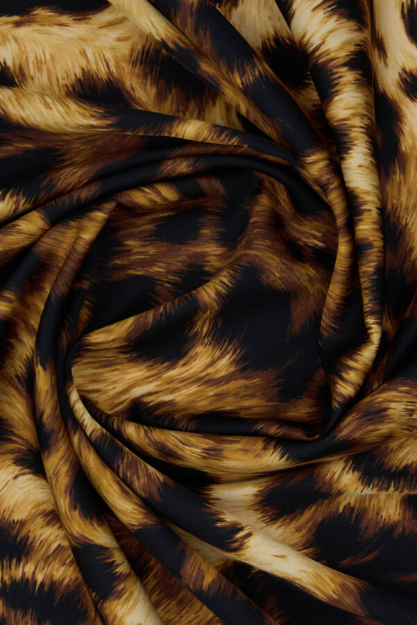 Renkli 90X90 Pierre Cardin Polyester Tivil Eşarp - 3