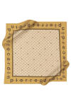 Logo Desenli 90X90 İpek Twill Eşarp - 1
