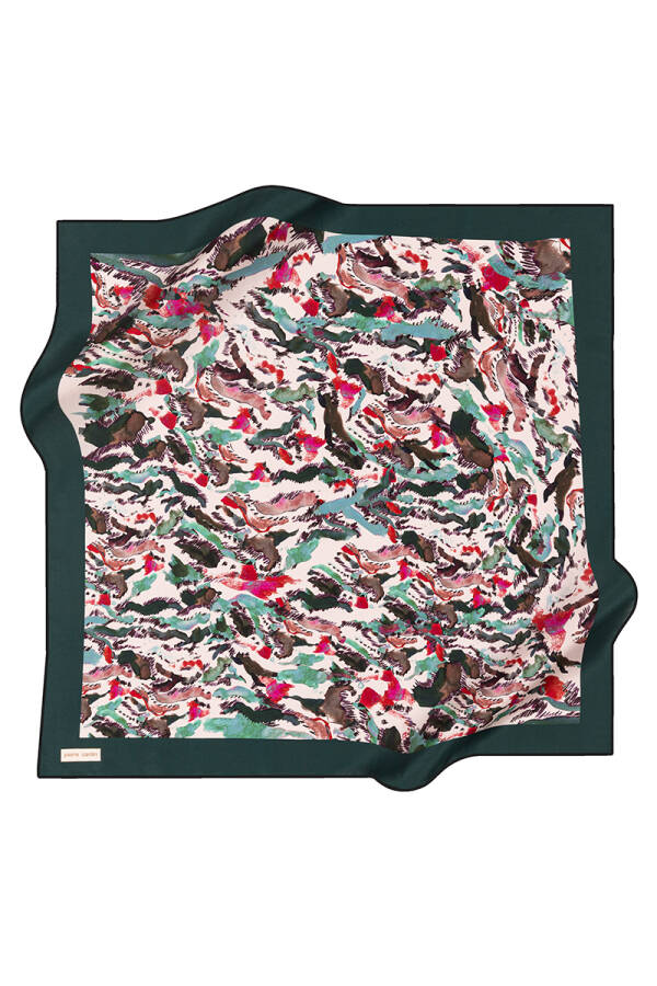 Fırça Desenli 90X90 Pierre Cardin Tivil Eşarp - 1