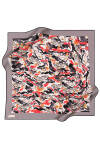 Fırça Desenli 90X90 İpek Twill Eşarp 