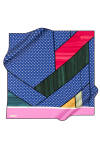 Geometrik Desenli 90X90 Pierre Cardin Tivil Eşarp 