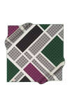 Renkli 90X90 İpek Twill Eşarp 