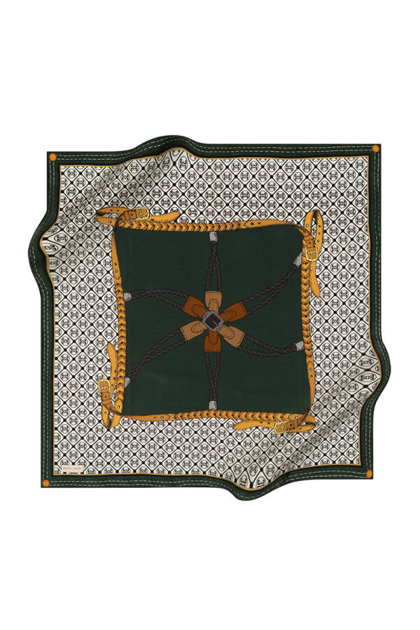 Renkli 90X90 Pierre Cardin Tivil Eşarp - Pierre Cardin