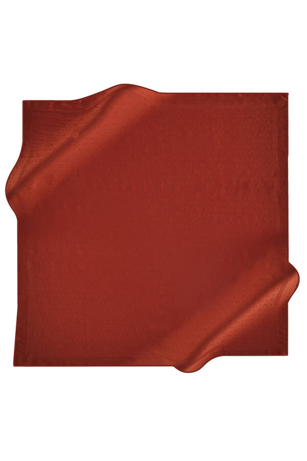 Turuncu Cotton Eşarp - 1