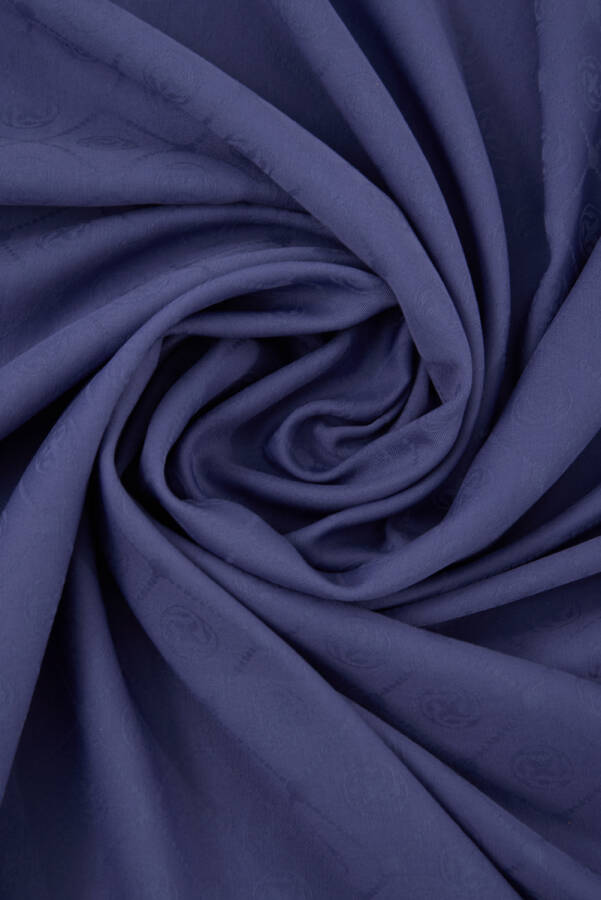 Mavi Aker Cotton Eşarp - 3