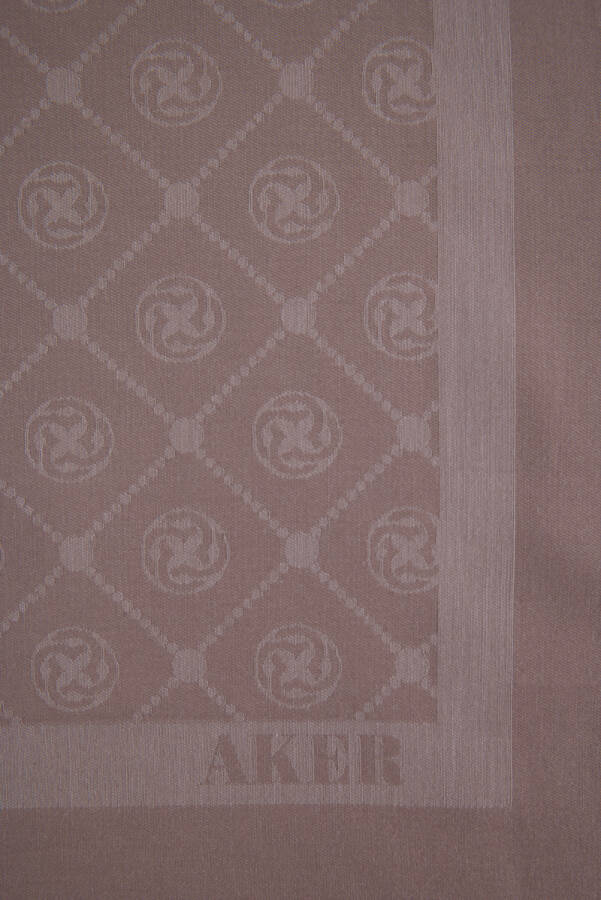 Logo Desenli Aker Cotton Eşarp - 2