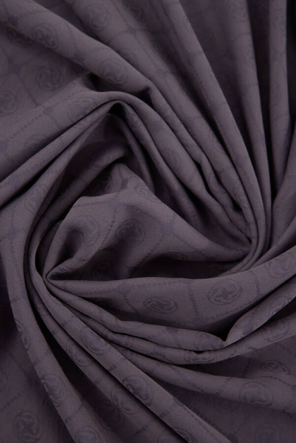 Gri Cotton Eşarp - 3