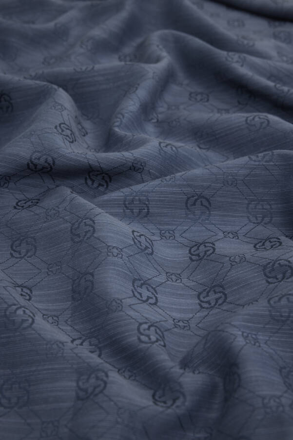 İndigo Aker İpek Koton Jakar Etol - 2