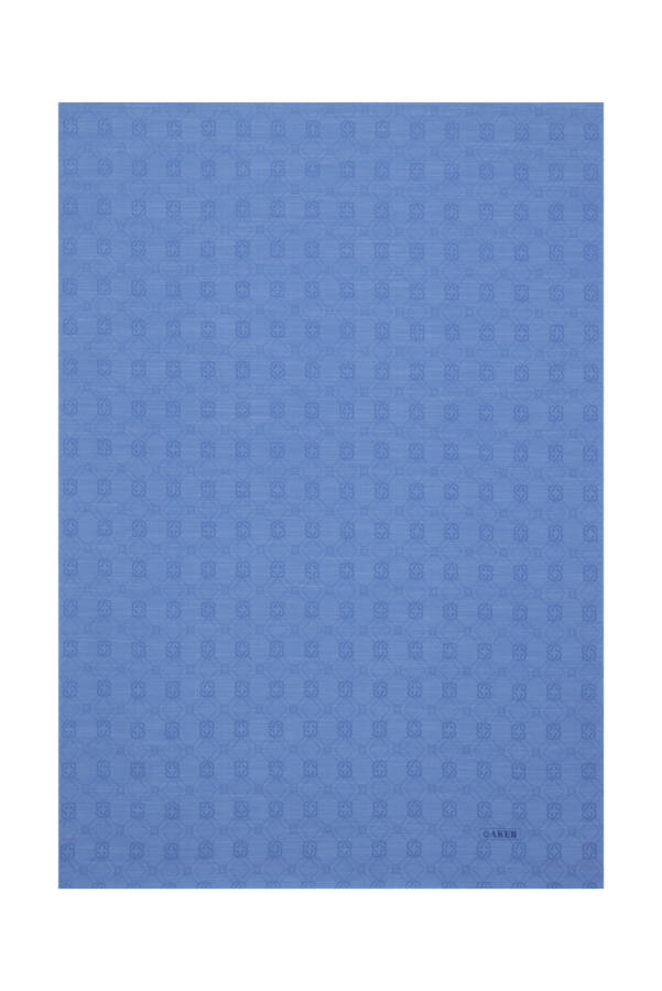 Mavi Aker İpek Koton Jakar Etol - Aker