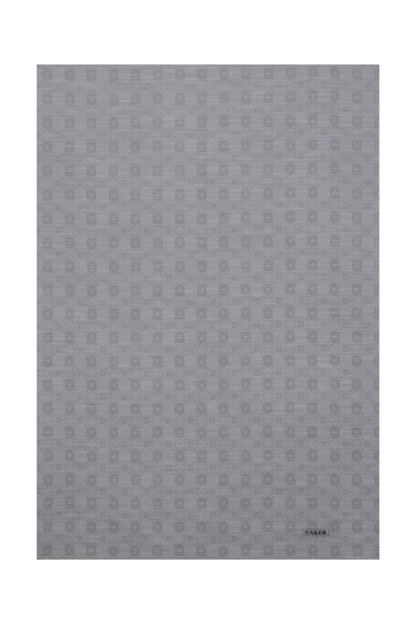 Açık Gri İpek Koton Jakar Etol - Aker